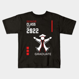 Proud graduation class of 2022 red Kids T-Shirt